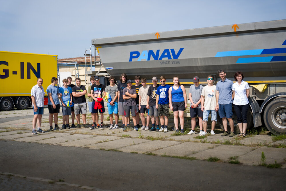 Exkurze střední školy technické Mohelnice v&nbsp;PANAVU